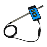 Monarch Instrument's Portable USB Temp Humidity Probe comes with Android app and cable. 