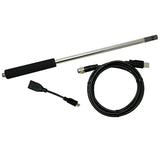 6184-011_18-inch USB Portable Temperature/Humidity Probe with high accuracy sensors in a rugged stainless steel probe with built-in USB interface.