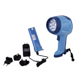 6241-020 Nova-Pro 100 Stroboscope with 100-240 V ac power adapter with interchangeable USA, UK, AUS, and Euro adapter wall plugs. Monarch Instrument