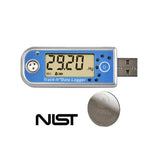 NIST calibrated barometric temp data logger from Monarch Instrument is a USB logger; has onboard data storage.