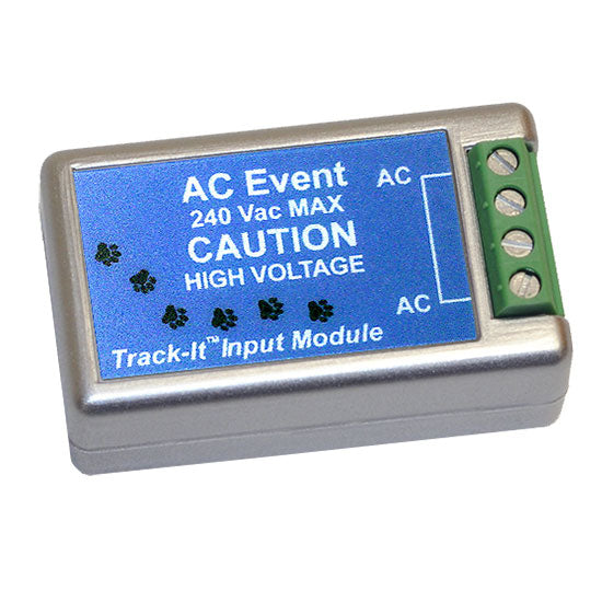 This Track-It™ AC Event Input module comes without a logger and is for use with Monarch Instrument Event USB Data Loggers only.
