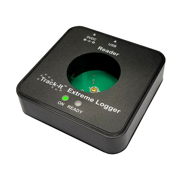 Track-It Extreme Logger PC Reader facilitates configuration and data transfer from Track-It Extreme Data Loggers