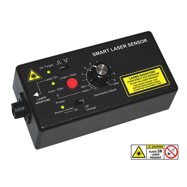 6180-022 Smart Laser Sensor for Measuring Speed - the SLS is an internal battery-powered optical sensor using a visible Class 3R Laser for a TTL pulse output. Includes NIST Calibration Certificate.