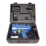 Nova-Strobe bax Kit with plastic-molded case includes power supply and spare lamp. Stroboscope has a flash range of 30-10,000 FPM.