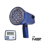 Basic Battery LED Stroboscope is the Nova-Strobe BBL from Monarch Instrument. This industrial strobe comes with a NIST Traceable Certificate.