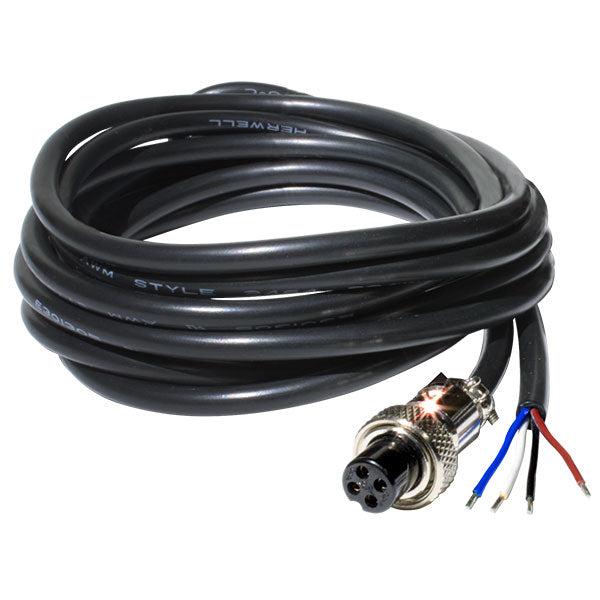6280-092 Output Cable - 5 m with 4-pin threaded connector and tinned leads Cable for use with all illumiNova Fixed Mount LED Stroboscopes - Monarch Instrument