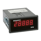 ACT-1B Panel Tachometer is compatible with all Monarch speed sensors with tinned wire "-W" connections. It can be factory configured to meet your specifications or user-configured onsite with the optional USB Programming Cable. 