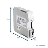 F2A3X Frequency to Analog Converter is a DIN rail mount device. Monarch Instrument Panel Tachometers