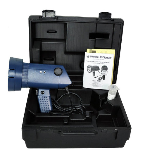 6203-011 dax ac-powered xenon stroboscope includes NIST Traceable Certificate, ships in plastic molded carrying case. Monarch Instrument
