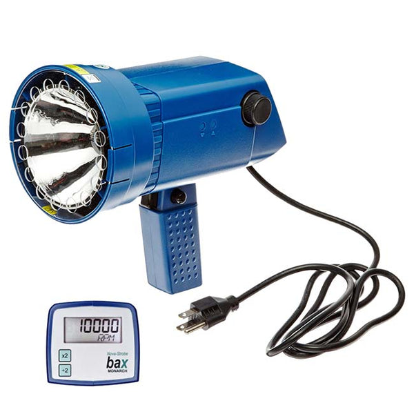 Nova-Strobe bax basic AC xenon strobe with 115 V ac is a lightweight, bright strobe with a flash rate of up to 10,000 FPM.