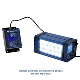 Remote Controller with LCD provides remote operation up to 100 feet away from the illumiNova strobe - Monarch Instrument