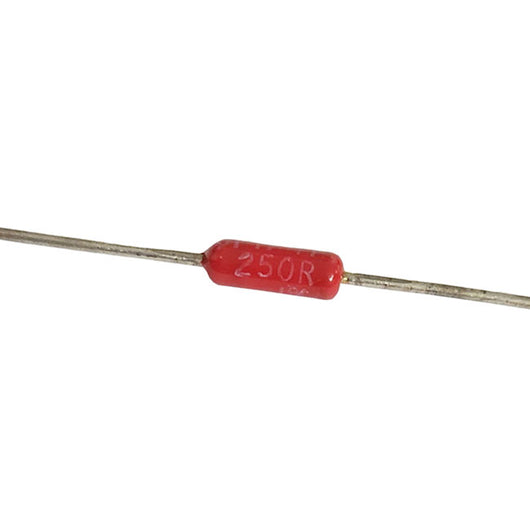 This is a 250-ohm precision resistor, 0.1%, 1/4w (0.25 watt) required for each 4-20mA input signal on Monarch’s DataChart DC1250 Paperless Recorders. - Monarch Instrument