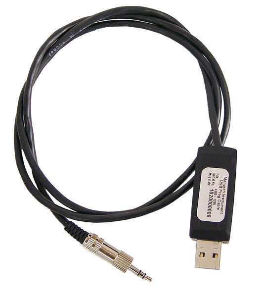 USB Programming Cable, 3 ft. phono plug to USB and PM Remote Software. For use with ACT Panel Tachometers and Frequency to Analog converters from Monarch Instrument.