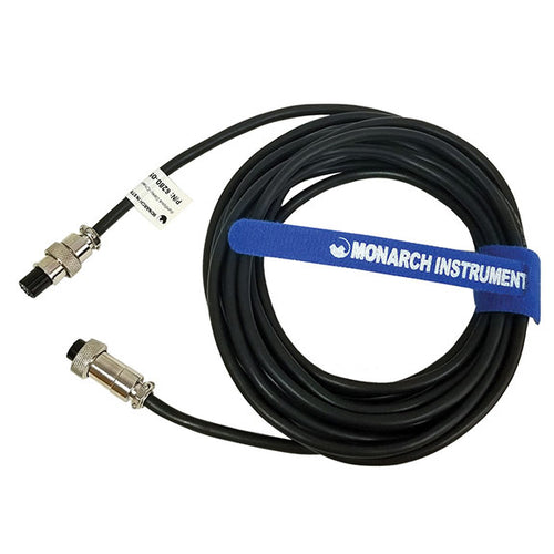 Daisy chain cable 15 ft. with 5-pin threaded input connector and 4-pin threaded output connector - illumiNova Stroboscope Monarch