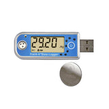Standard battery for Barometric Temperature Data Logger records up to 64,000 samples.