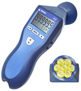 PLS Monarch's handheld Pocket LED Stroboscope has an operating range of 30 to 300,000 flashes per minute.