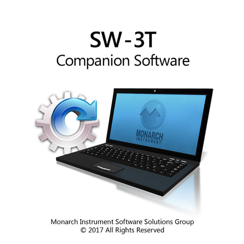 SW-3T Companion Software Laptop graphic - Monarch Instrument