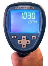 UV strobe/tachometer for stop motion applications needing UV
