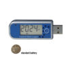Track-It AC Event data logger with standard battery. Requires Input Module to record up to 64,000 on/off cycles.