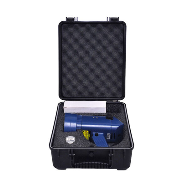 Deluxe watertight foam-lined plastic latching carrying case for Nova-Strobe models BBX, BAX, DBX, DAX, PBX, VBX, and BBL/DBL/PBL