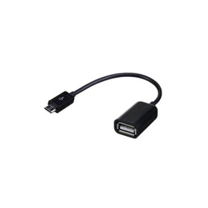 USB on-the-go cable for use with Android devises.