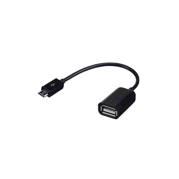 USB on-the-go cable for use with Android devises.