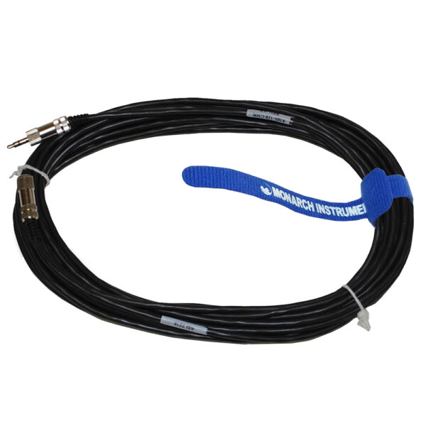 25 ft. extension cable with male/female 1/8" phone plug connectors. This cable is compatible with all Monarch sensors (P-models)