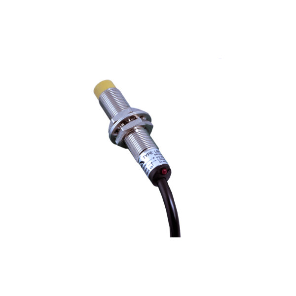 PS-12 Proximity Sensor is a three-wire sensor that outputs an open collector PNP pulse. IP67 shell and 6 ft. shielded cable design.