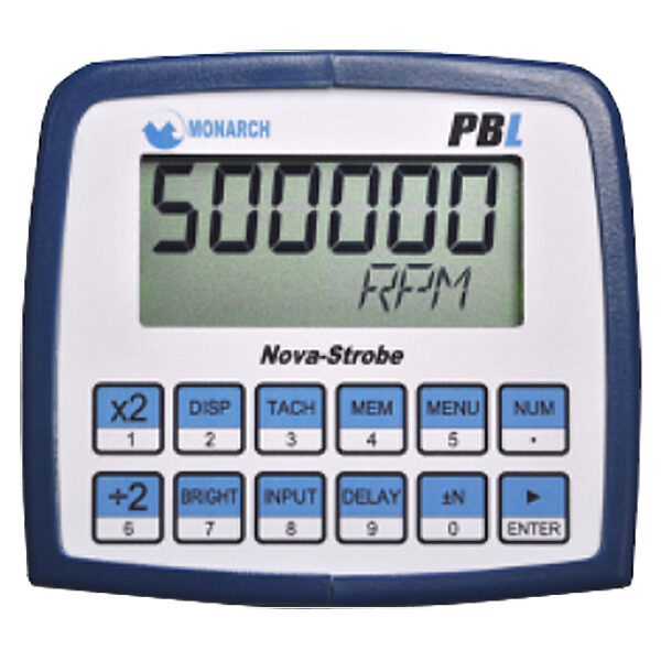 Nova-Strobe PBL LED Stroboscope - user interface