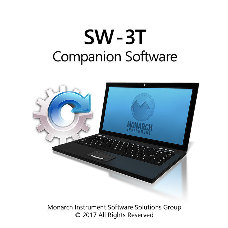 SW-3T Companion Software Laptop graphic - Monarch Instrument