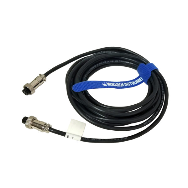 Daisy chain cable 15 ft. with 5-pin threaded input connector and 4-pin threaded output connector - illumiNova Stroboscope Monarch