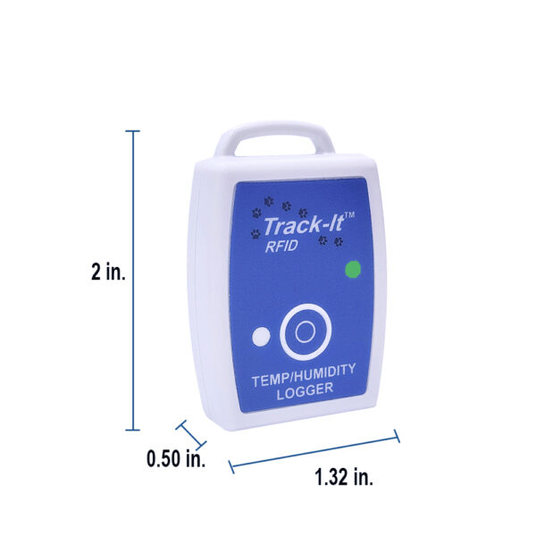 The Track-It RFID Temp Humidity Data Logger is a very compact, standalone device. Using near-field communication (NFC) to transmit to Android devices that have NFC capability or with a PC using the RFID Interface Reader.