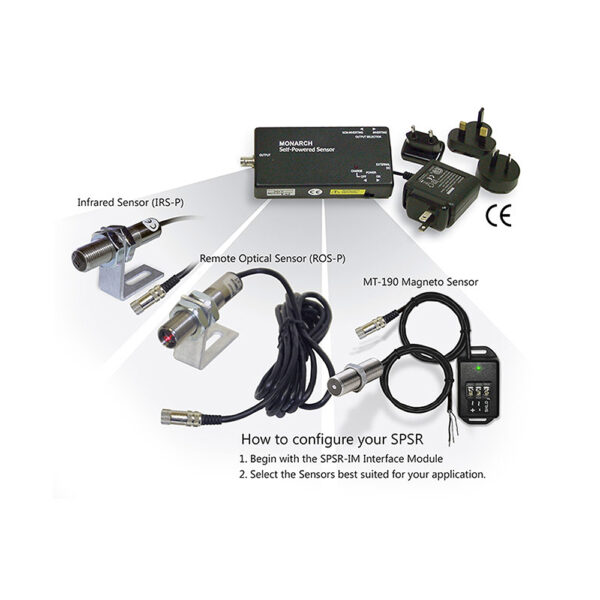 SPSR-IM Interface Module – configuration with Monarch Instrument Magnetic Sensors, ROS-P Sensor, IRS-P Infrared Sensor...