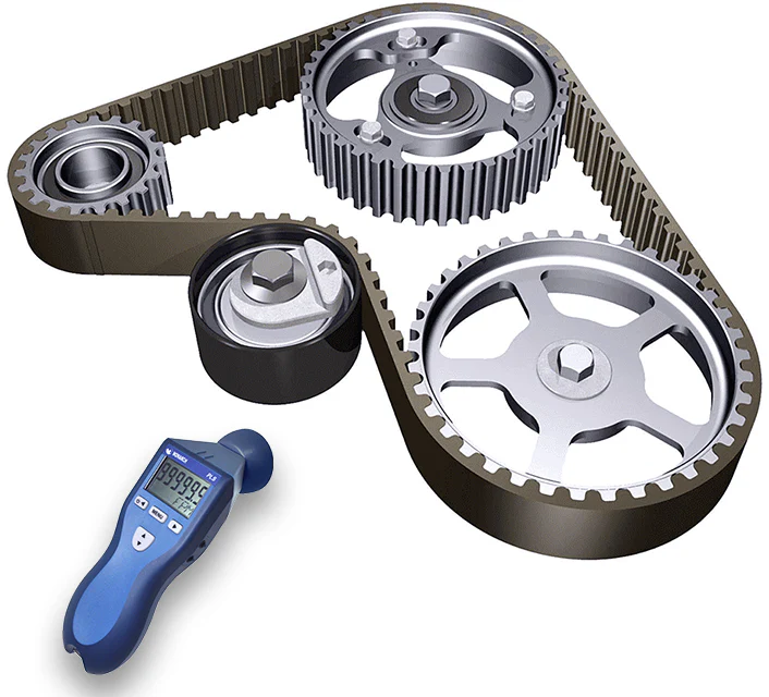 Troubleshooting belt system application with stroboscope