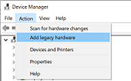 Installing Track-It™ Software and Drivers - Welcome to the Add Hardware Wizard. You must click on any item in the list for the complete list of actions to be displayed under the action menu.