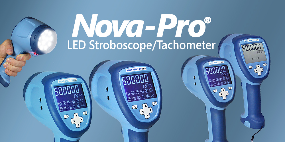 Nova-Pro Stroboscopes/Tachometers are great predictive maintenance tools for winterizing a facility. There are 5 Nova-Pro models for all stop motion inspection applications.