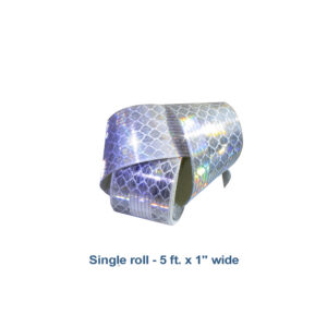 6180-079 Waterproof T-5 Reflective Tape for use with Monarch Instrument stroboscopes and tachometers for rotational speed measurement in wet, harsh environments.